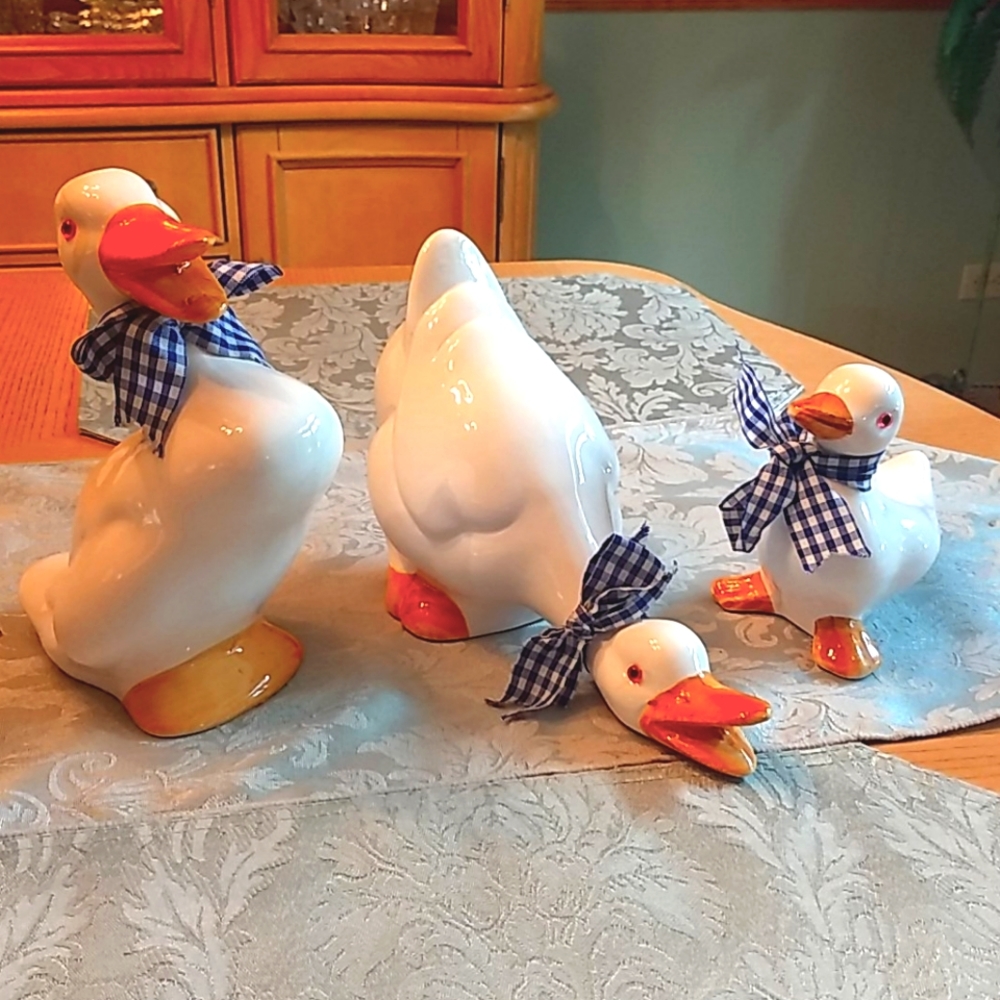 Ceramic Goose Set